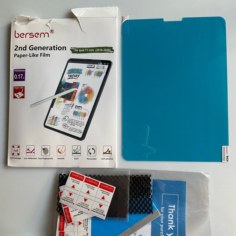 bersem 2nd Generation Paper-Like Film for ipad 11 inch (2018-2020)
